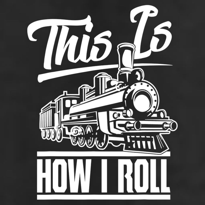 This Is How I Roll Train Engineer & Railroad Lovers TShirt Cool Comfort Performance Bucket Hat