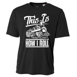 This Is How I Roll Train Engineer & Railroad Lovers TShirt Cooling Performance Crew T-Shirt