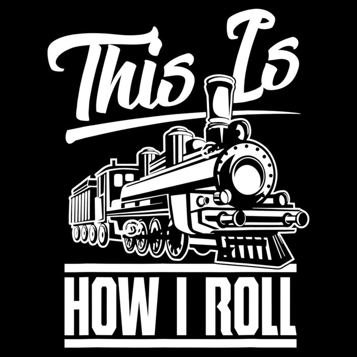 This Is How I Roll Train Engineer & Railroad Lovers TShirt Bucket Hat