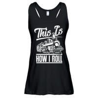 This Is How I Roll Train Engineer & Railroad Lovers TShirt Ladies Essential Flowy Tank