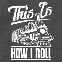 This Is How I Roll Train Engineer & Railroad Lovers TShirt Vector Backpack