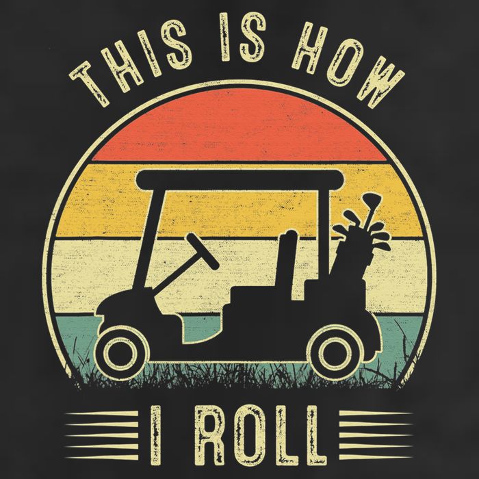 This Is How I Roll Funny Golf Cart Sport Golfing Hat