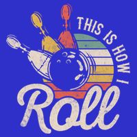 This Is How I Roll Retro Bowling Bowler Funny Gift Great Gift Baby Bodysuit