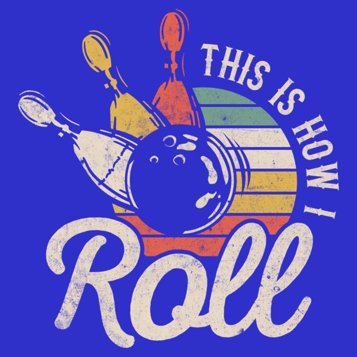 This Is How I Roll Retro Bowling Bowler Funny Gift Great Gift Baby Bodysuit