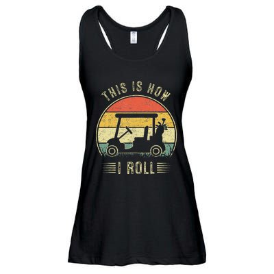 This Is How I Roll Golf Cart Ladies Essential Flowy Tank