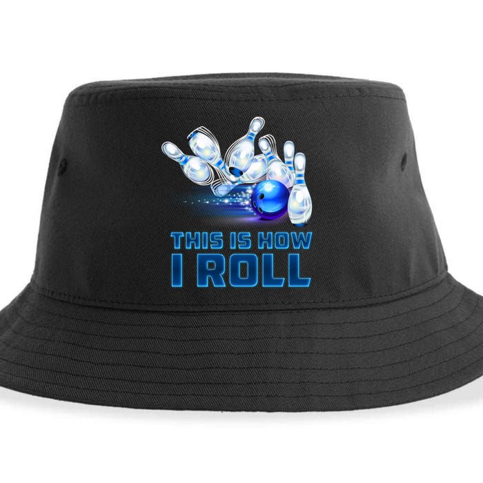 This Is How I Roll Bowling Cool Gift Sustainable Bucket Hat