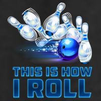 This Is How I Roll Bowling Cool Gift Adult Drive Performance Visor