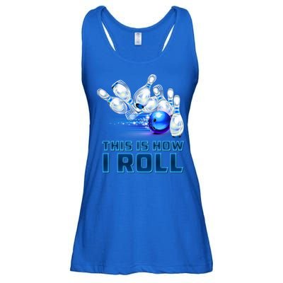 This Is How I Roll Bowling Cool Gift Ladies Essential Flowy Tank