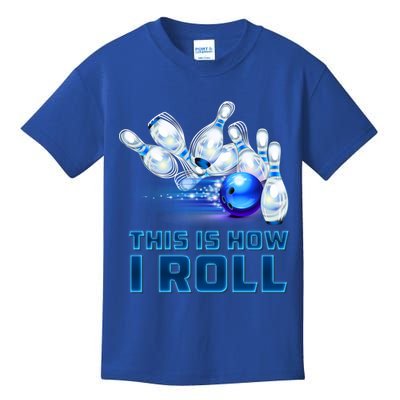 This Is How I Roll Bowling Cool Gift Kids T-Shirt