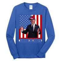 There Is Hope Joe Biden Wearing Trump Hat Tall Long Sleeve T-Shirt