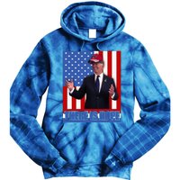 There Is Hope Joe Biden Wearing Trump Hat Tie Dye Hoodie