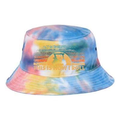 This Is How I Roll Vintage Golf Cart Tie Dye Newport Bucket Hat