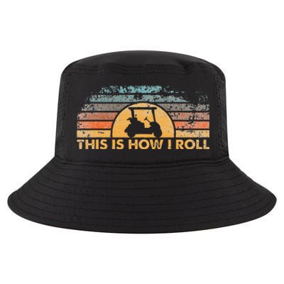 This Is How I Roll Vintage Golf Cart Cool Comfort Performance Bucket Hat