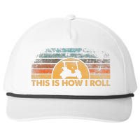 This Is How I Roll Vintage Golf Cart Snapback Five-Panel Rope Hat