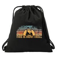 This Is How I Roll Vintage Golf Cart Drawstring Bag