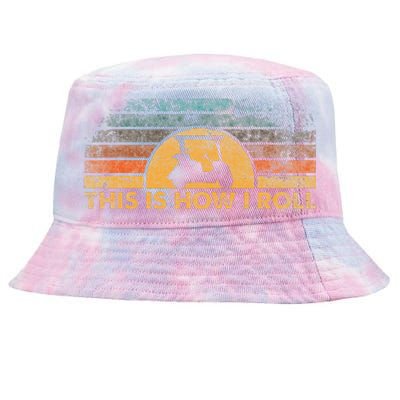 This Is How I Roll Vintage Golf Cart Tie-Dyed Bucket Hat