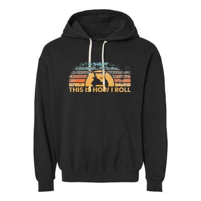 This Is How I Roll Vintage Golf Cart Garment-Dyed Fleece Hoodie