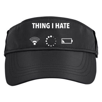 Things I Hate Gift Funny Computer Gamers Nerds And Geeks Gift Adult Drive Performance Visor