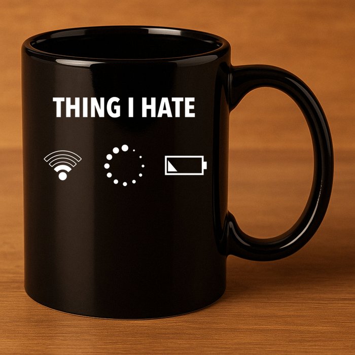 Things I Hate Gift Funny Computer Gamers Nerds And Geeks Gift 11oz C Handle Ceramic Mug