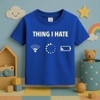 Things I Hate Gift Funny Computer Gamers Nerds And Geeks Gift Toddler T-Shirt