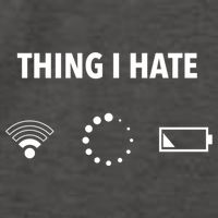 Things I Hate Gift Funny Computer Gamers Nerds And Geeks Gift Vector Backpack