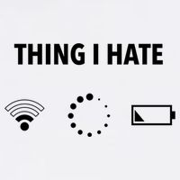 Things I Hate Gift Funny Computer Gamers Nerds And Geeks Gift Garment-Dyed Sweatshirt