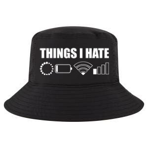 Things I Hate Meaningful Gift Funny Computer Scientist And Gamer Gift Cool Comfort Performance Bucket Hat