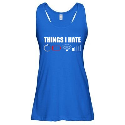 Things I Hate Cute Gift Funny Computer Scientist And Gamer Cute Gift Ladies Essential Flowy Tank