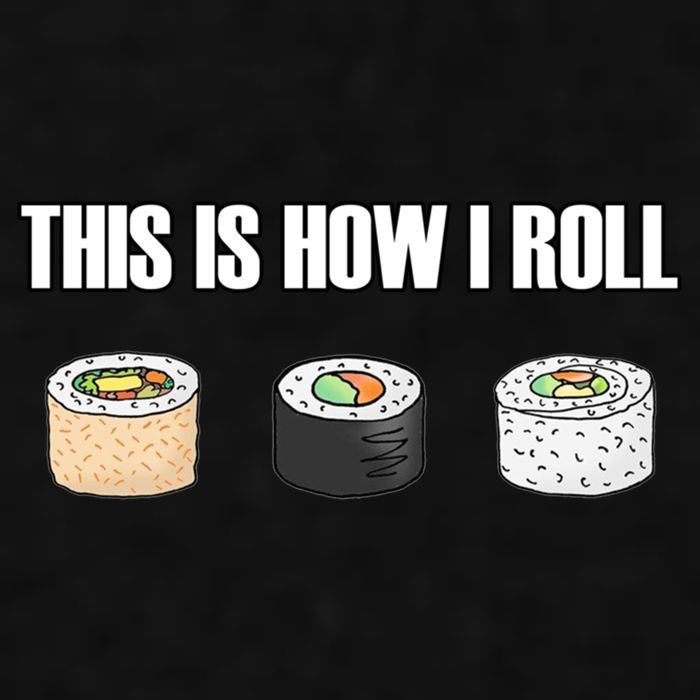 This Is How I Roll Japanese Sushi Lover Funny Gift Ladies PosiCharge Tri-Blend Wicking Tank