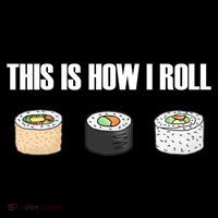 This Is How I Roll Japanese Sushi Lover Funny Gift 7-Panel Snapback Hat