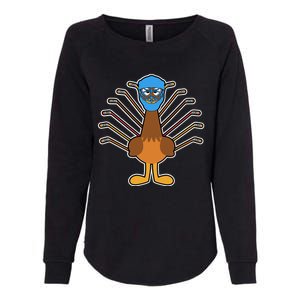 Thanksgiving Ice Hockey Turkey Funny Hockey Player Gift Womens California Wash Sweatshirt