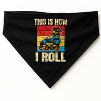 This Is How I Roll Rollerblades Skater Inline Skating USA-Made Doggie Bandana