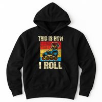 This Is How I Roll Rollerblades Skater Inline Skating Hoodie