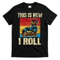 This Is How I Roll Rollerblades Skater Inline Skating T-Shirt