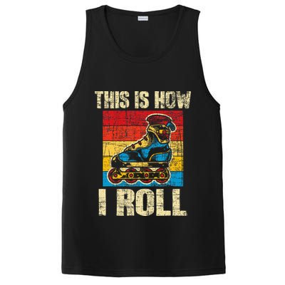 This Is How I Roll Rollerblades Skater Inline Skating PosiCharge Competitor Tank