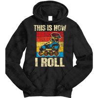 This Is How I Roll Rollerblades Skater Inline Skating Tie Dye Hoodie