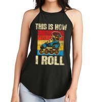 This Is How I Roll Rollerblades Skater Inline Skating Women's Perfect Tri Rocker Tank