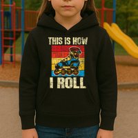 This Is How I Roll Rollerblades Skater Inline Skating Kids Hoodie