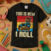 This Is How I Roll Rollerblades Skater Inline Skating Kids T-Shirt