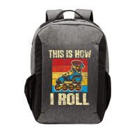 This Is How I Roll Rollerblades Skater Inline Skating Vector Backpack