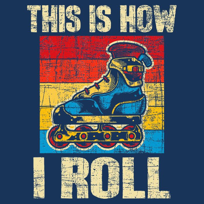 This Is How I Roll Rollerblades Skater Inline Skating Infant Baby Jersey Bodysuit