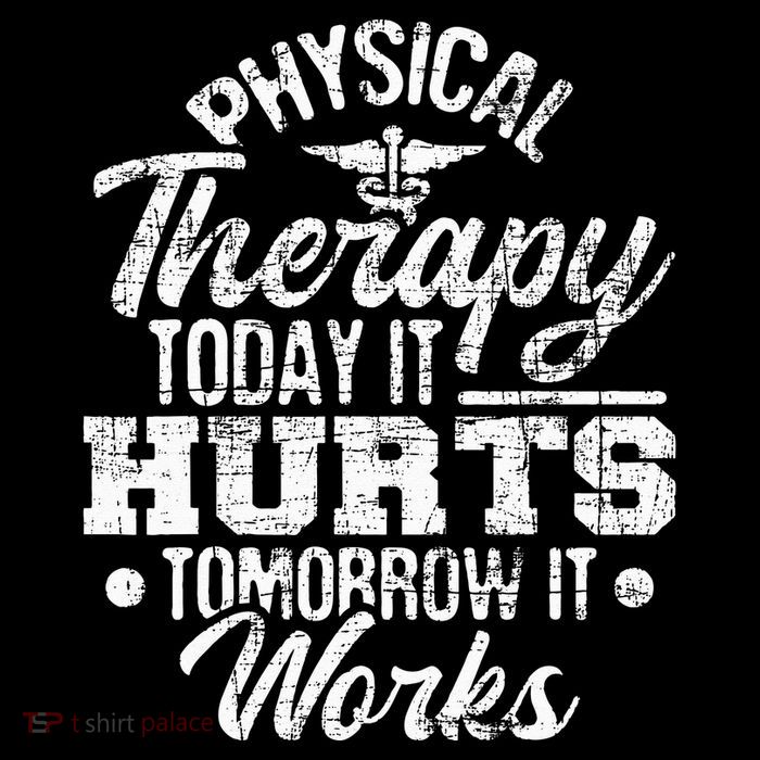 Today It Hurts Tomorrow It Works DPT Physical Therapist PT Magnet