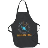 This Is How I Roll Airplane Pilo Aviation Full-Length Apron With Pockets