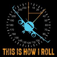 This Is How I Roll Airplane Pilo Aviation Full-Length Apron With Pockets