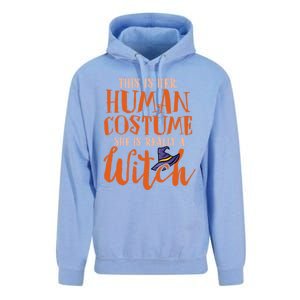 This Is Her Hu Costume She Is Really A Witch Halloween Gift Unisex Surf Hoodie