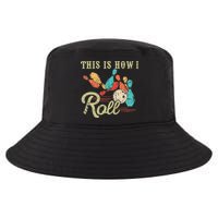 This Is How I Roll Retro Bowling Lover Funny Bowler Gifts Cool Comfort Performance Bucket Hat