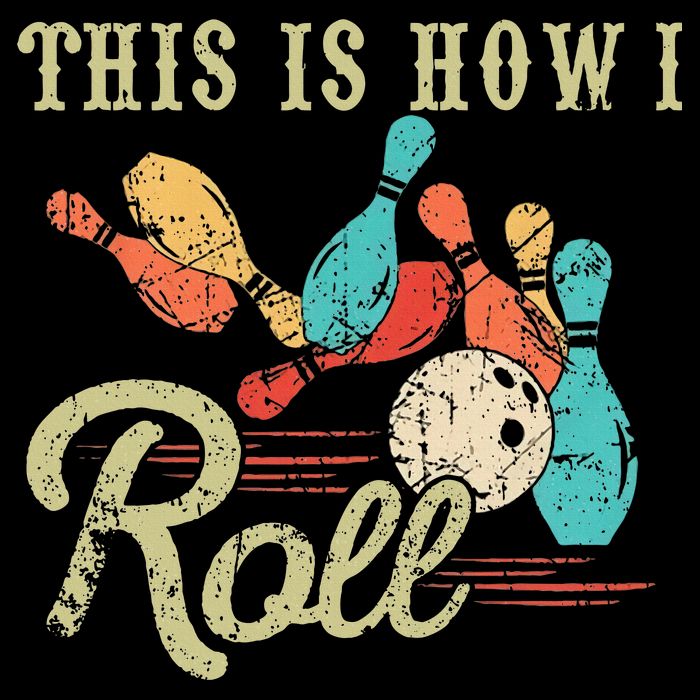 This Is How I Roll Retro Bowling Lover Funny Bowler Gifts T-Shirt