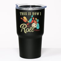 This Is How I Roll Retro Bowling Lover Funny Bowler Gifts Tumbler