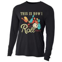 This Is How I Roll Retro Bowling Lover Funny Bowler Gifts Cooling Performance Long Sleeve Crew