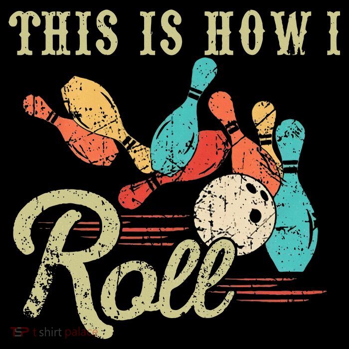 This Is How I Roll Retro Bowling Lover Funny Bowler Gifts Short Acrylic Beanie